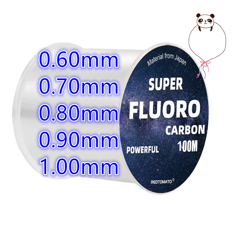 Copolymer Line - Senar pancing fluorokarbon, ukuran besar 100M,