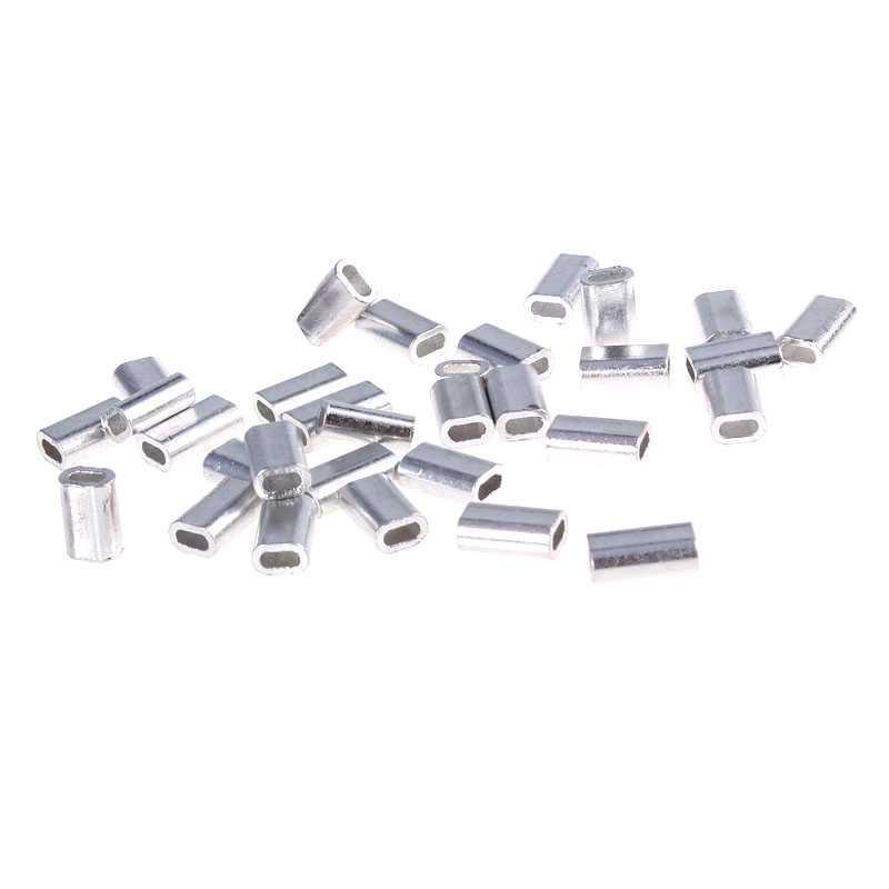Leader Line - Set Konektor Peralatan Pancing, Selongsong Aluminium,