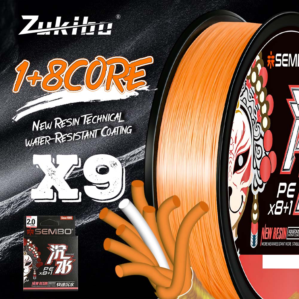 Copolymer Line - ZUKIBO X8 Kawat Pancing Kepang 8