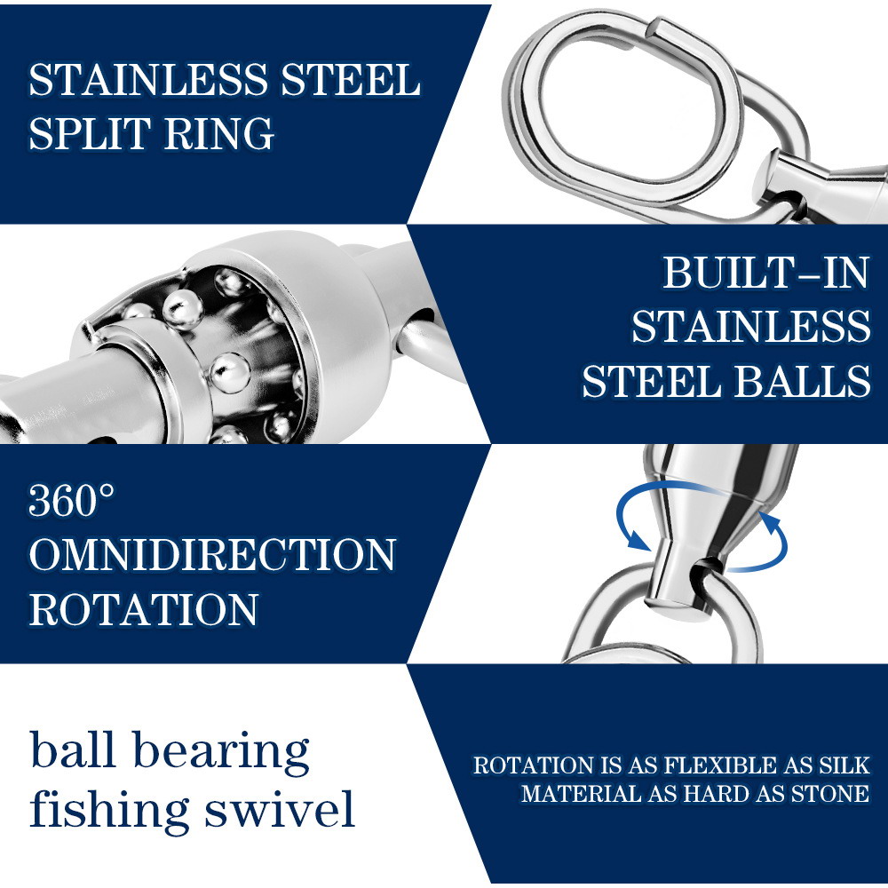 Swivel Pancing Stainless Steel - Freshwater Line ulasan dan harga