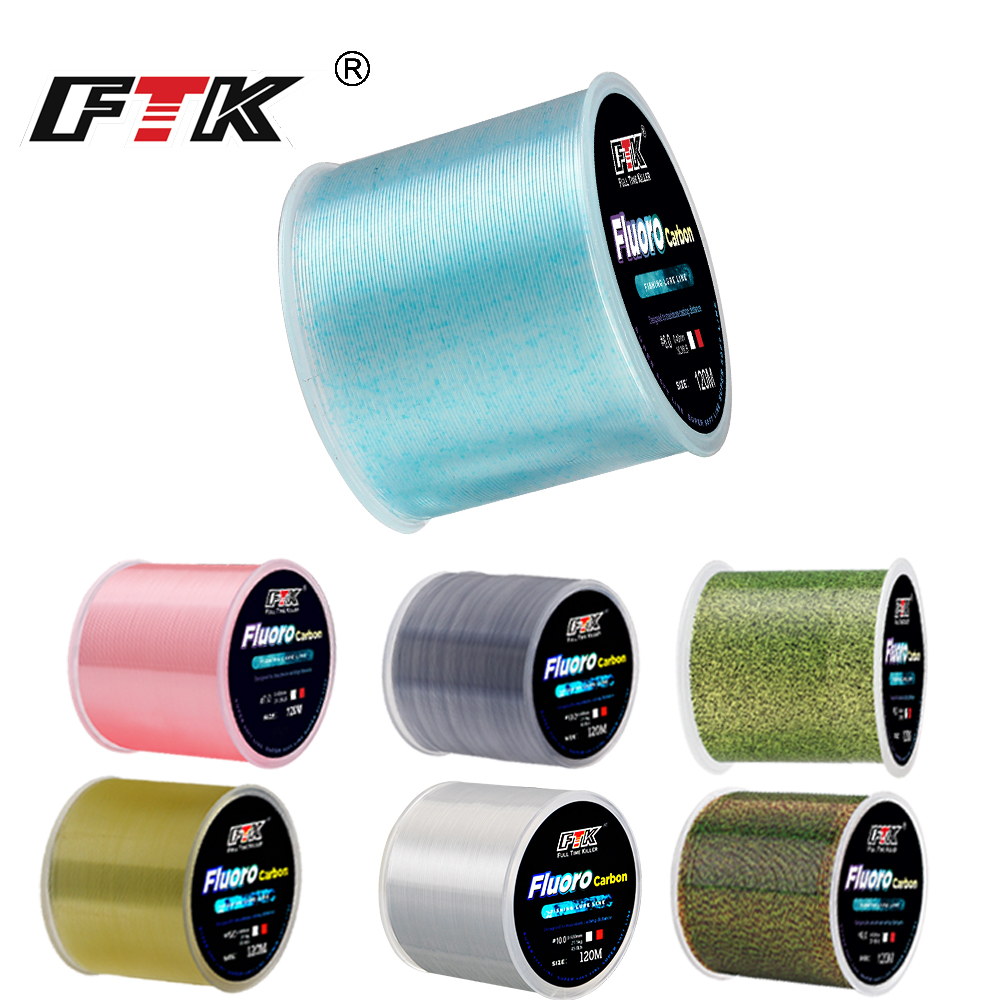 FTK 120M Senar Pancing Tak Ter - Fluorocarbon Line ulasan dan harga