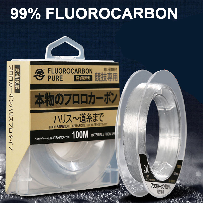 99% Senar Pancing Fluorokarbon - Fluorocarbon Line ulasan dan harga