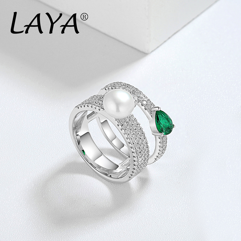 925 Sterling Silver Cincin Nan - Freshwater Line ulasan dan harga